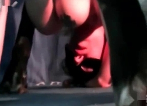 Close-up doggy style action right here