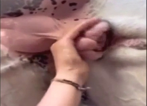 Horse cock is getting jerked off with real passion